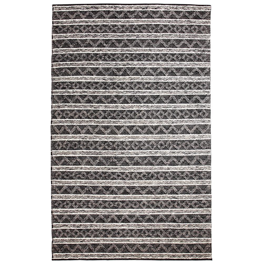 Dynamic Rugs  91004-901 Heirloom 5 Ft. X 8 Ft. Rectangle Rug in Charcoal/Silver